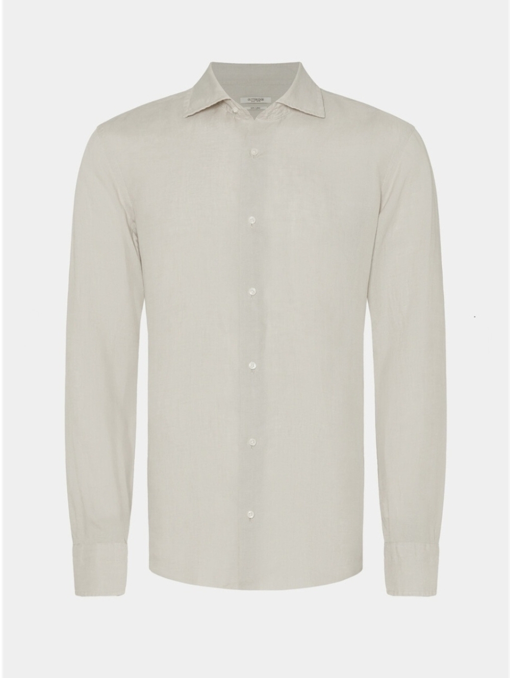 NWOT Gutteridge Pure Linen Shirt, Ecru, Size 42 (IT)